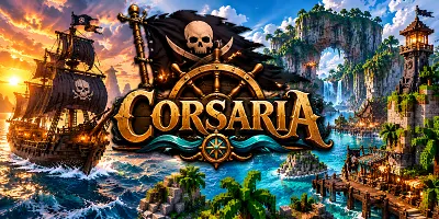 Bannière du serveur Minecraft Corsaria